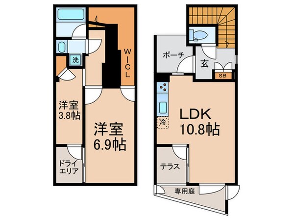 AGRATIO　TERRACE　恵比寿の物件間取画像